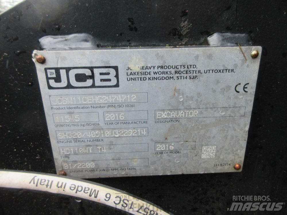 JCB Hydradig HD110W Obojživelná rypadla