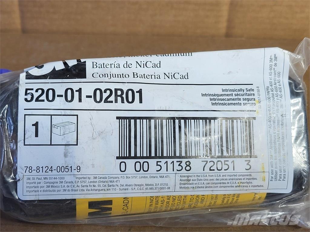  3M 520-01-02R01 Baterie