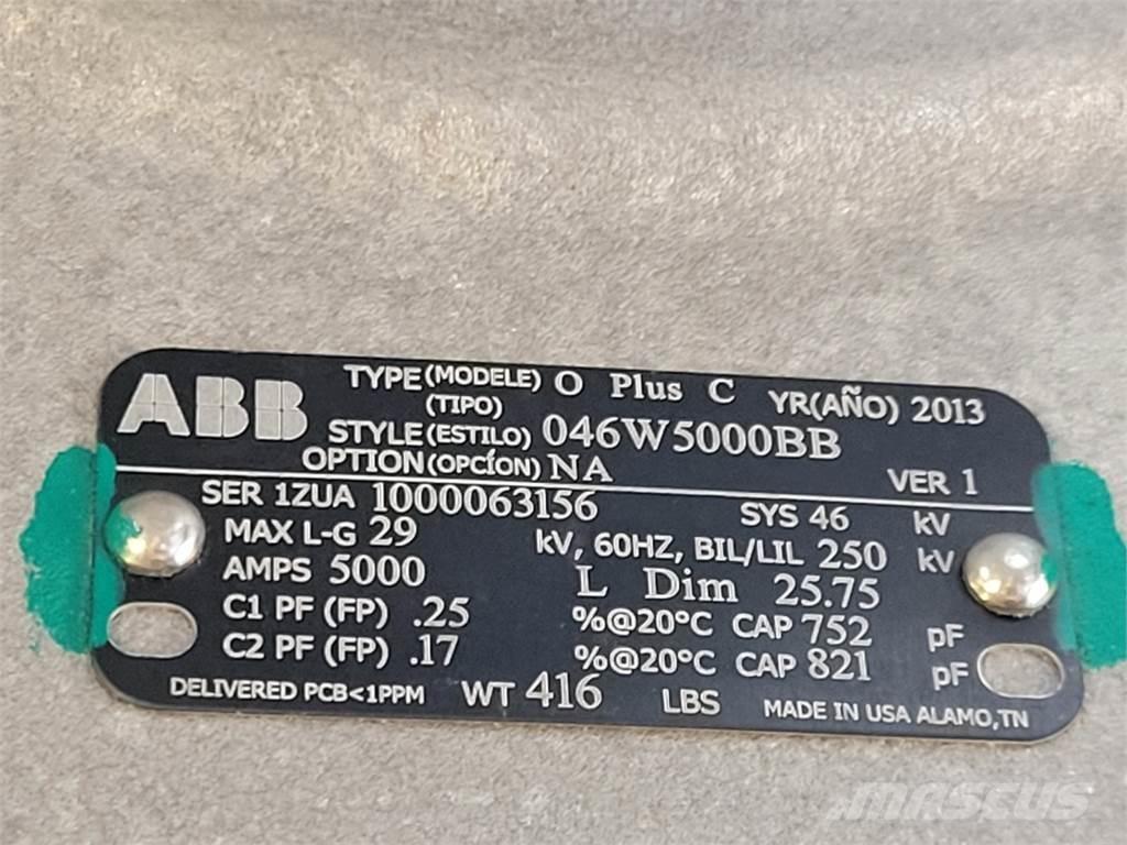 ABB 046W5000BB Stavebnictví - ostatní
