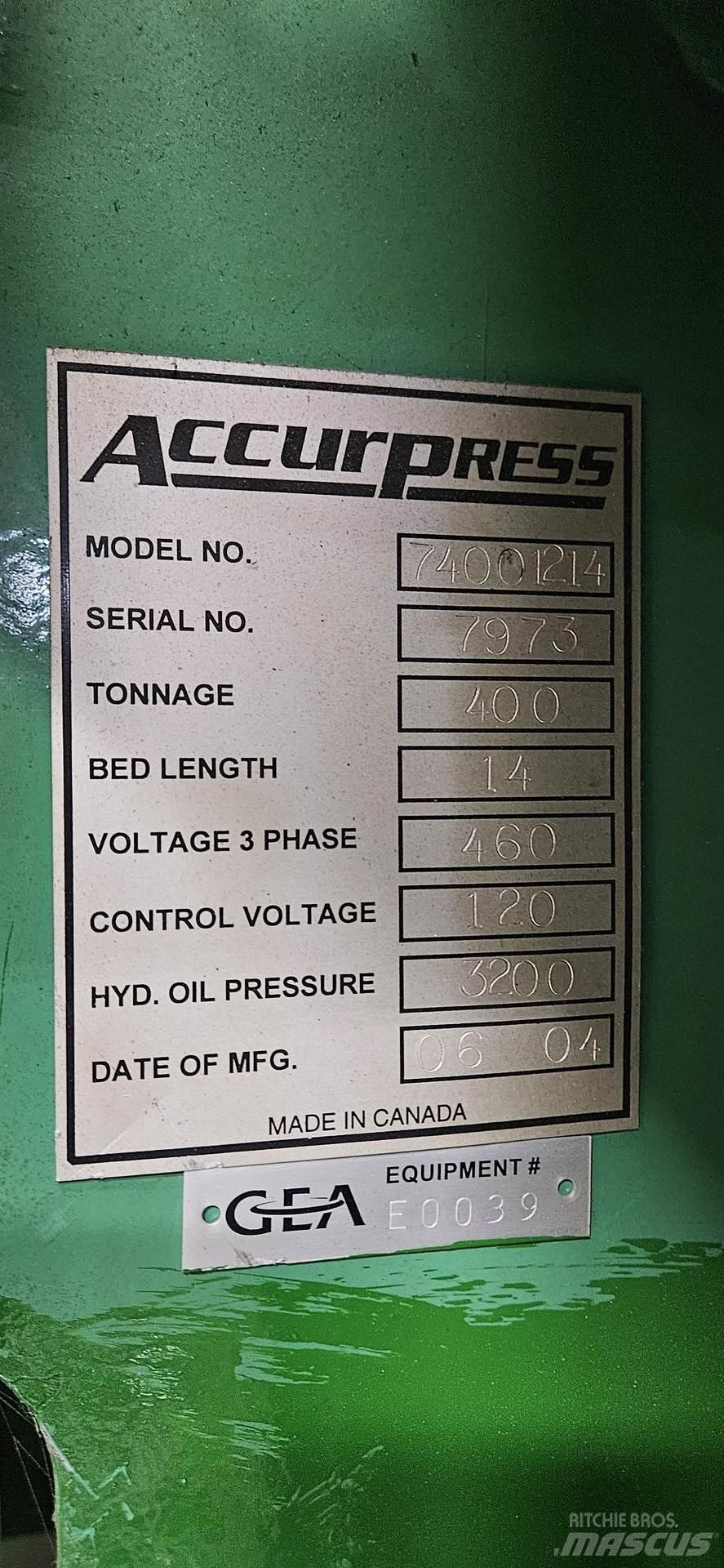  ACCURPRESS 74001214 Stavebnictví - ostatní