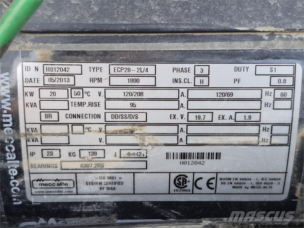 Allmand ELT20 Ostatní komponenty