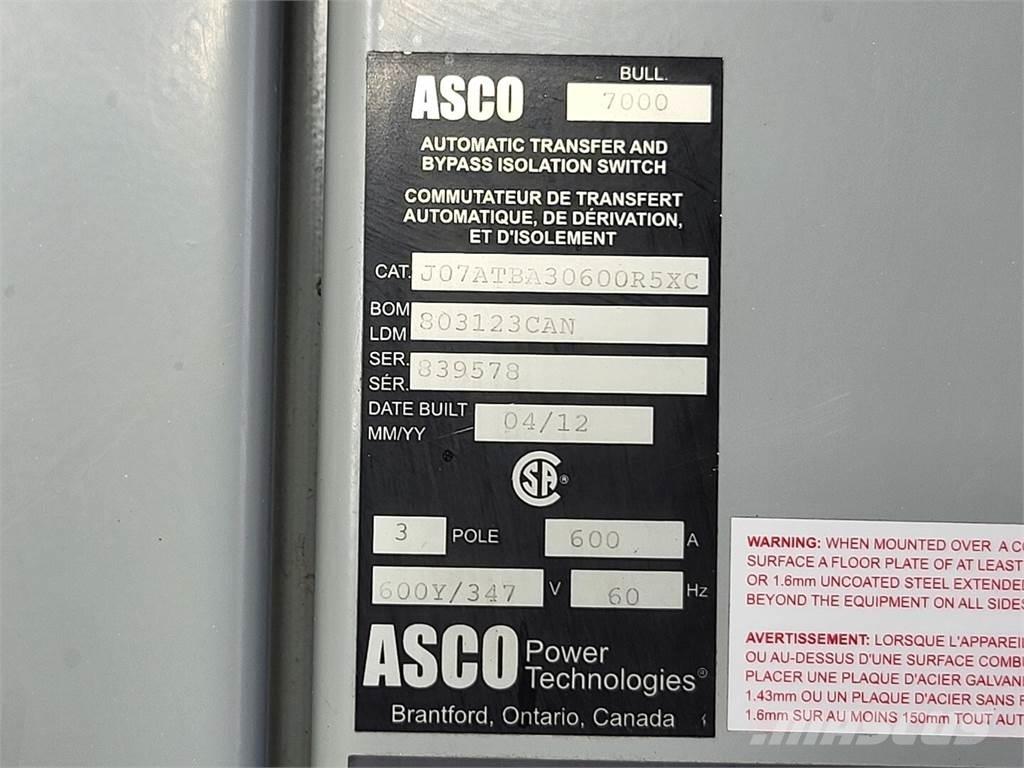 Asco J07ATBA30600R5XC Stavebnictví - ostatní