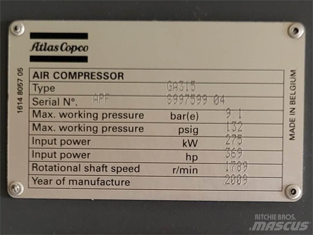 Atlas Copco GA315 Kompresory