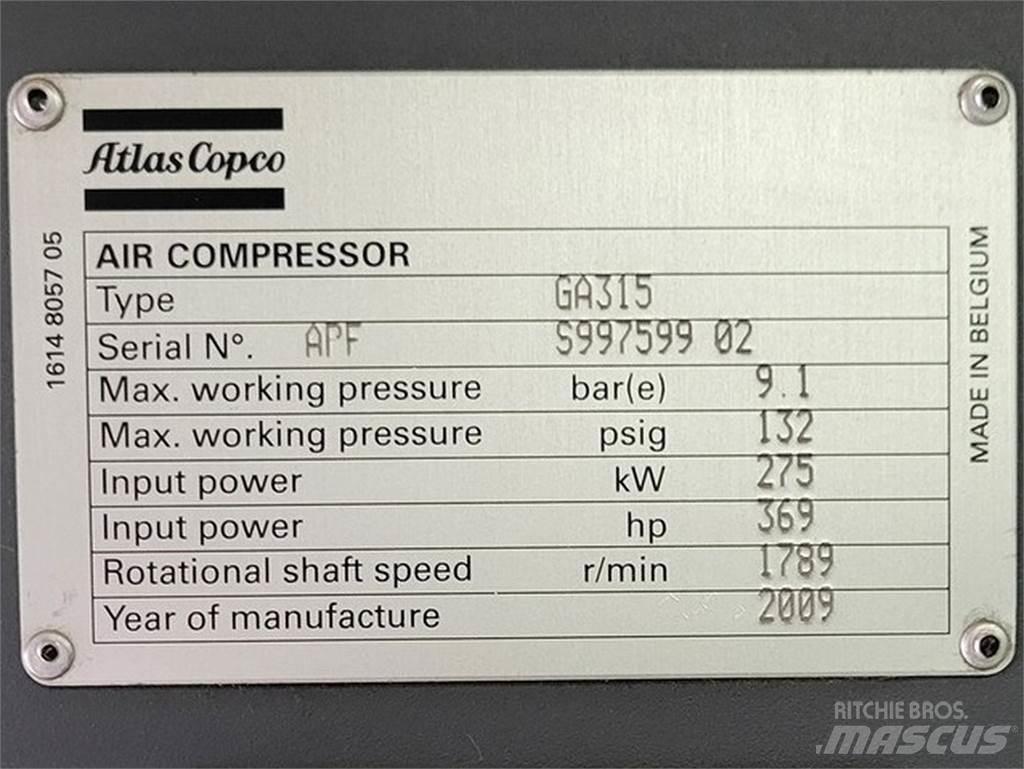 Atlas Copco GA315 Kompresory