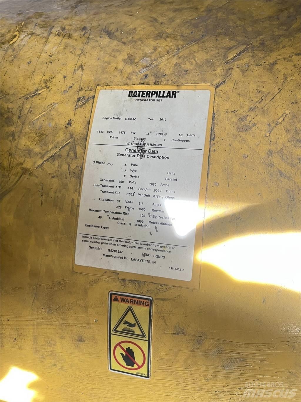 CAT SR4B-GD Naftové generátory
