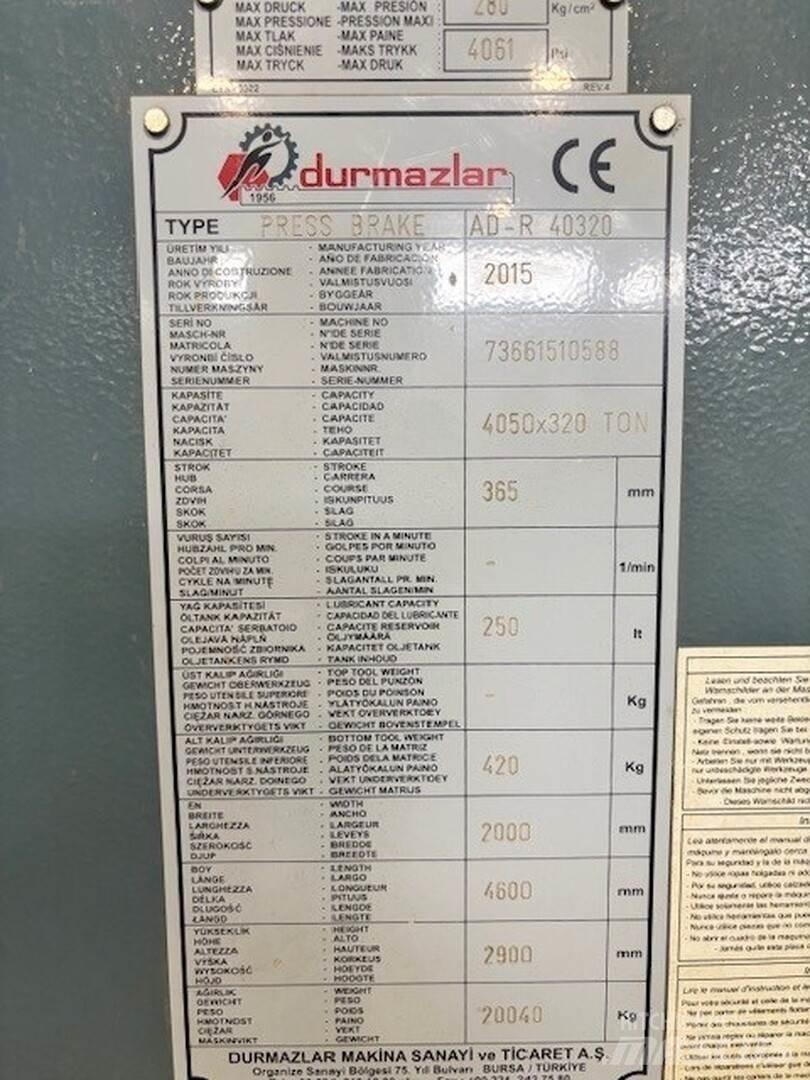 Durma AD-R 40320 Stavebnictví - ostatní