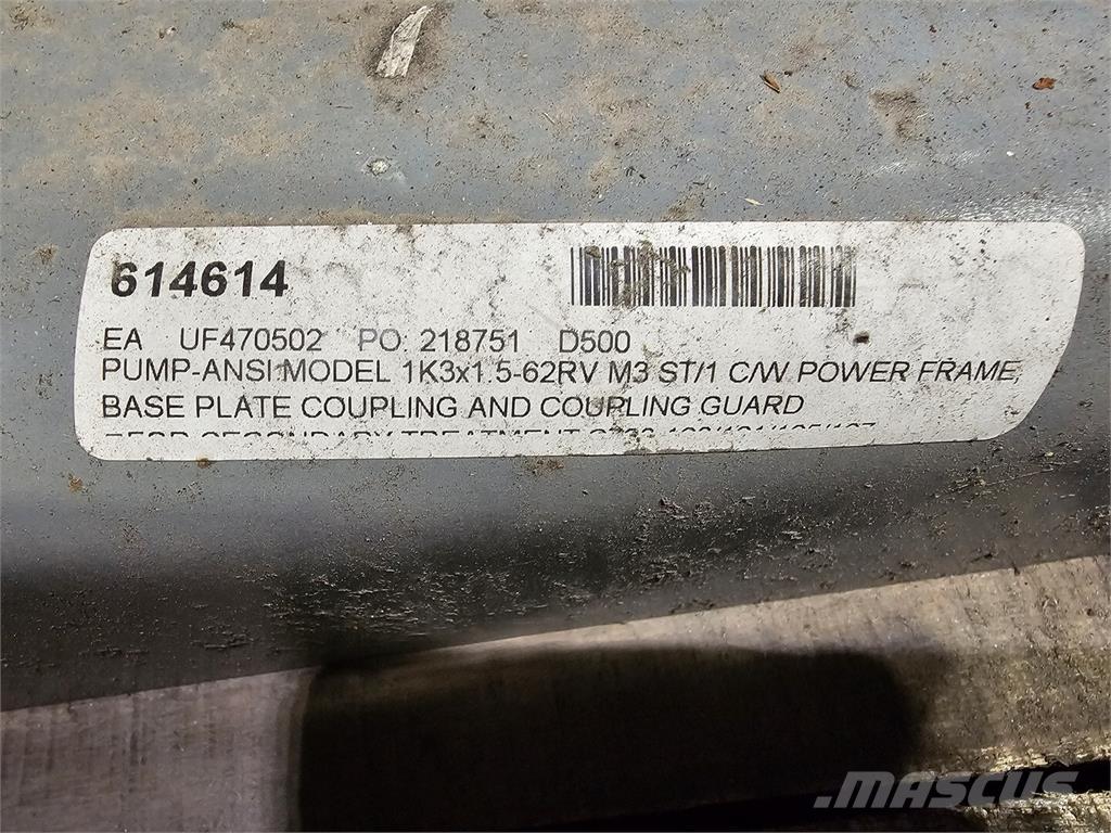  FLOWSERVE MK3 STD Vodní čerpadla