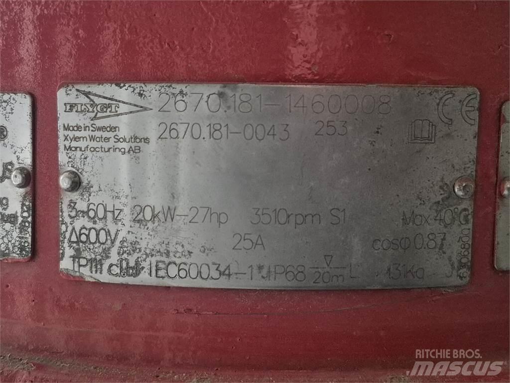 Flygt 2670.181-0043 Vodní čerpadla