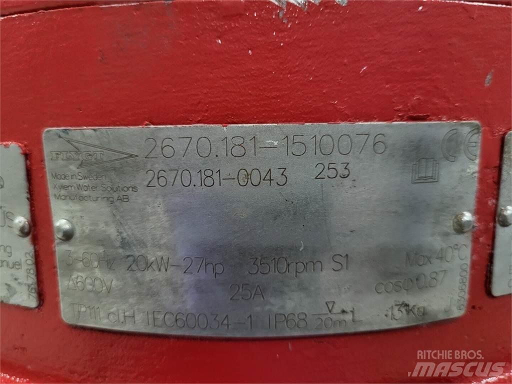 Flygt 2670.181-0043 Vodní čerpadla