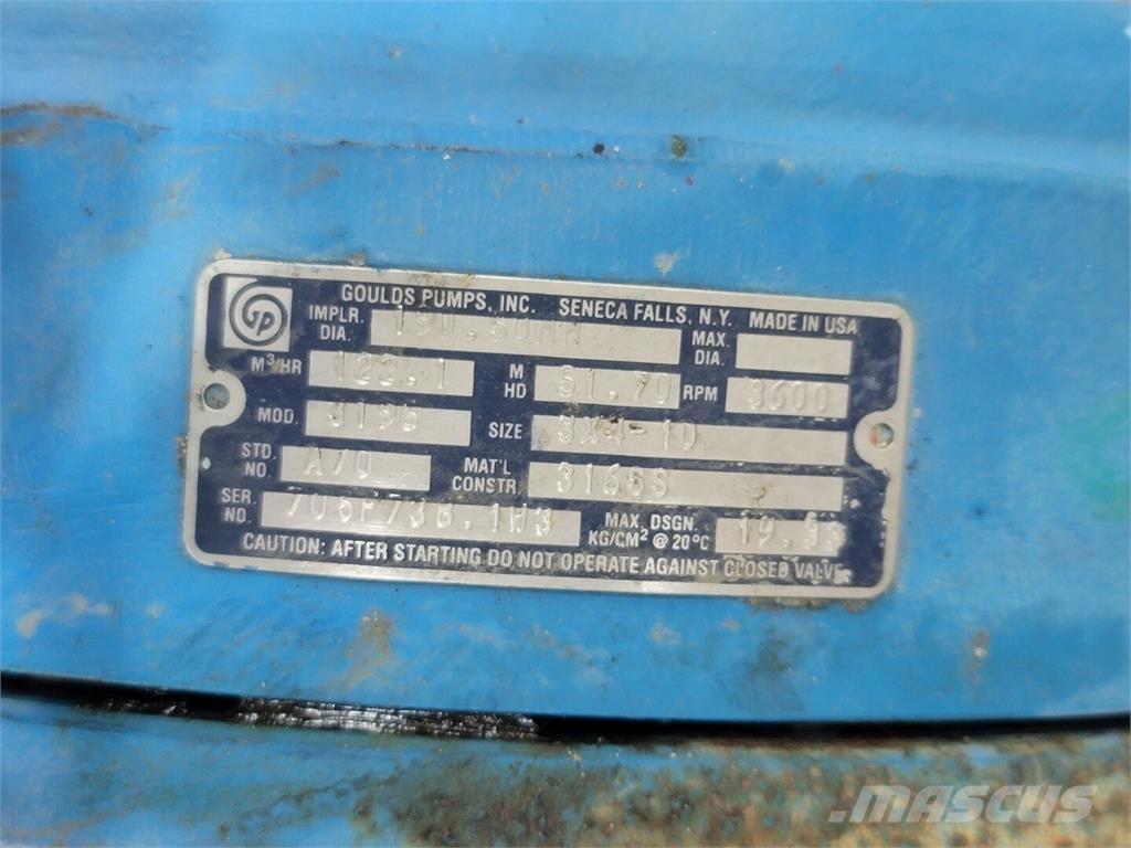  GOULD 3196 Vodní čerpadla