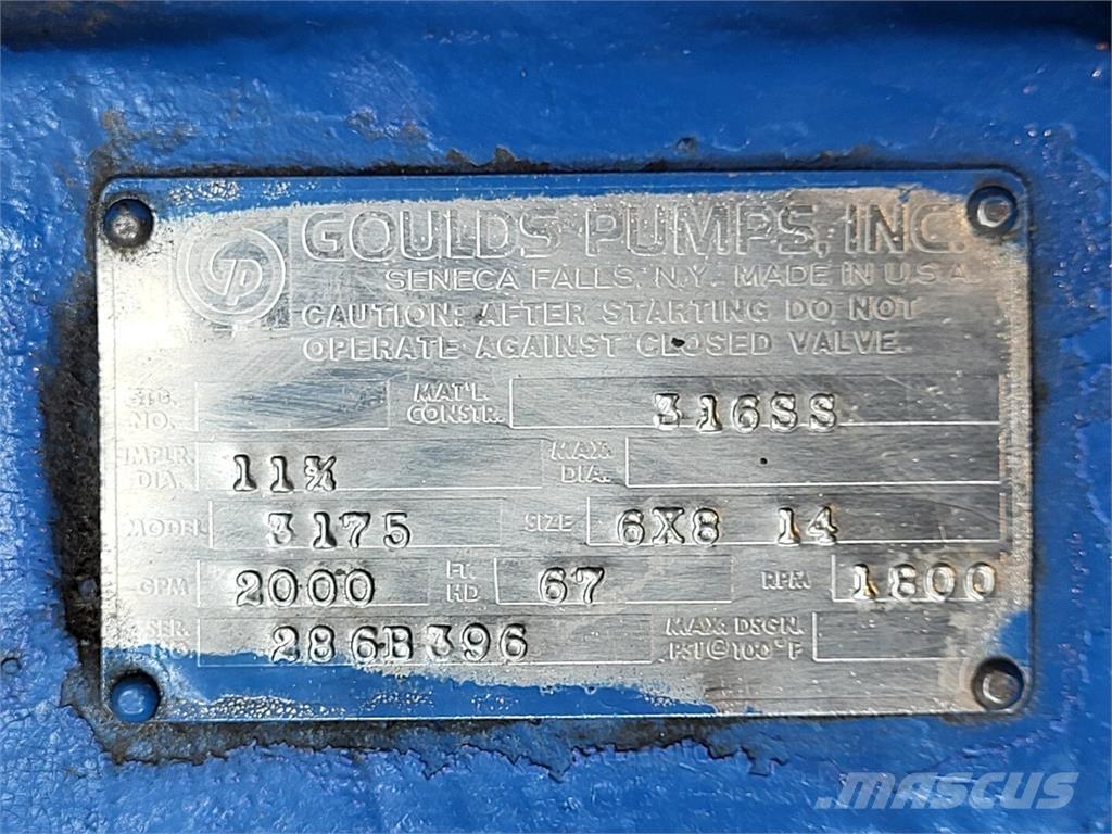  GOULDS 3175 Vodní čerpadla