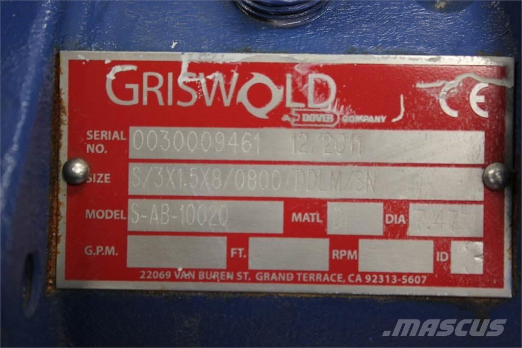  GRISWOLD S-AB-10020 Vodní čerpadla