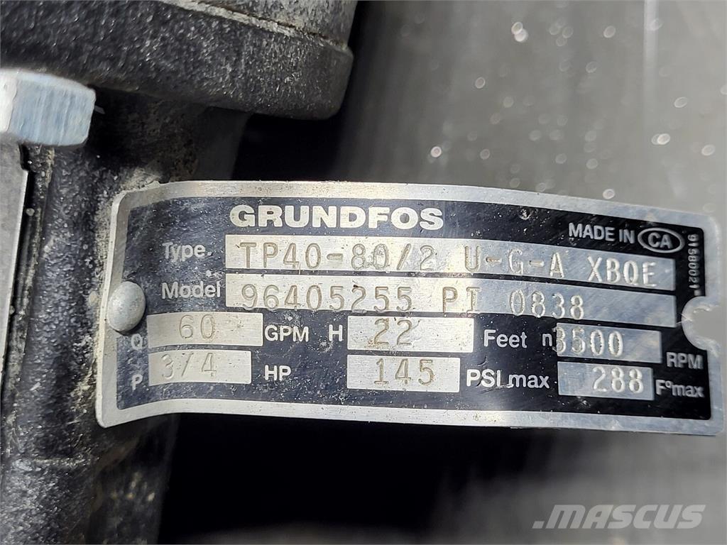 Grundfos 96405255 Vodní čerpadla
