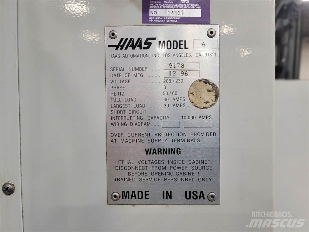 Haas VF-4 Stavebnictví - ostatní