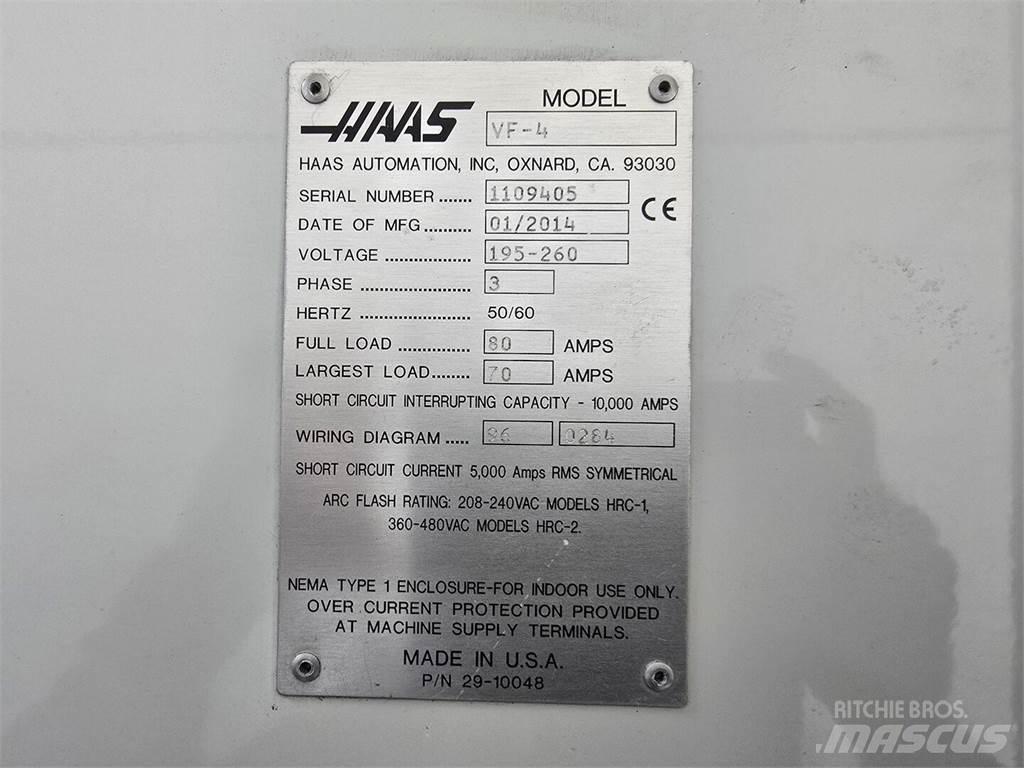 Haas VF-4 Stavebnictví - ostatní