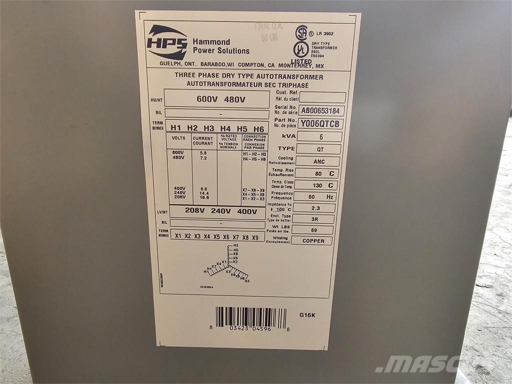  HAMMOND Y006QTCB Stavebnictví - ostatní