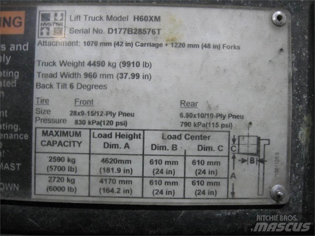 Hyster H60XM Stavebnictví - ostatní