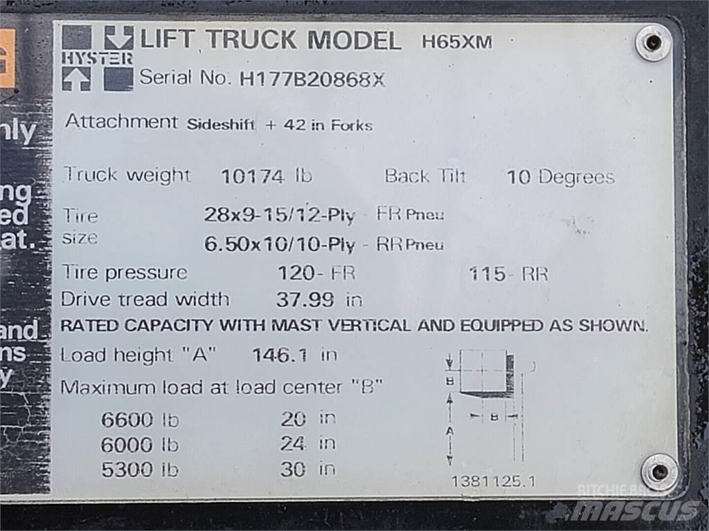Hyster H65XM Stavebnictví - ostatní