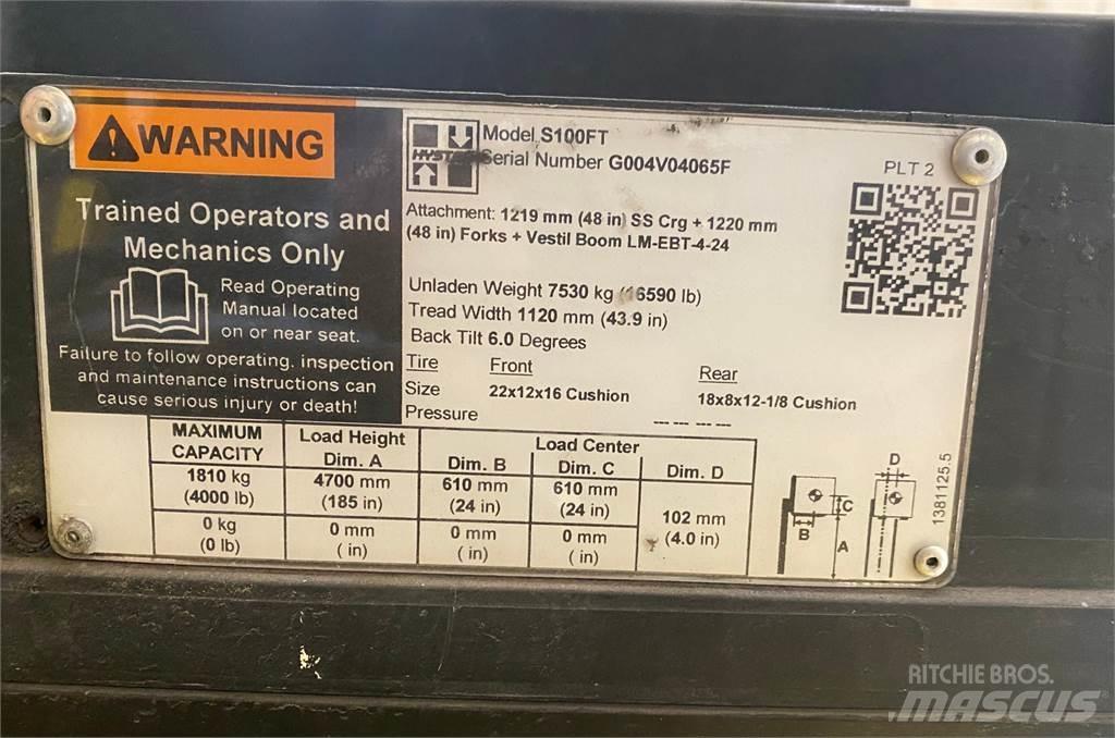 Hyster S100FT Stavebnictví - ostatní