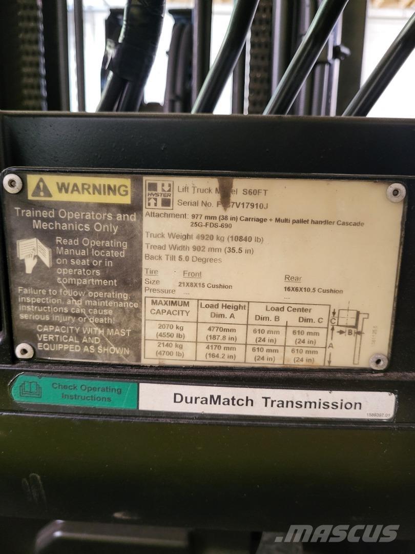 Hyster S60FT Stavebnictví - ostatní