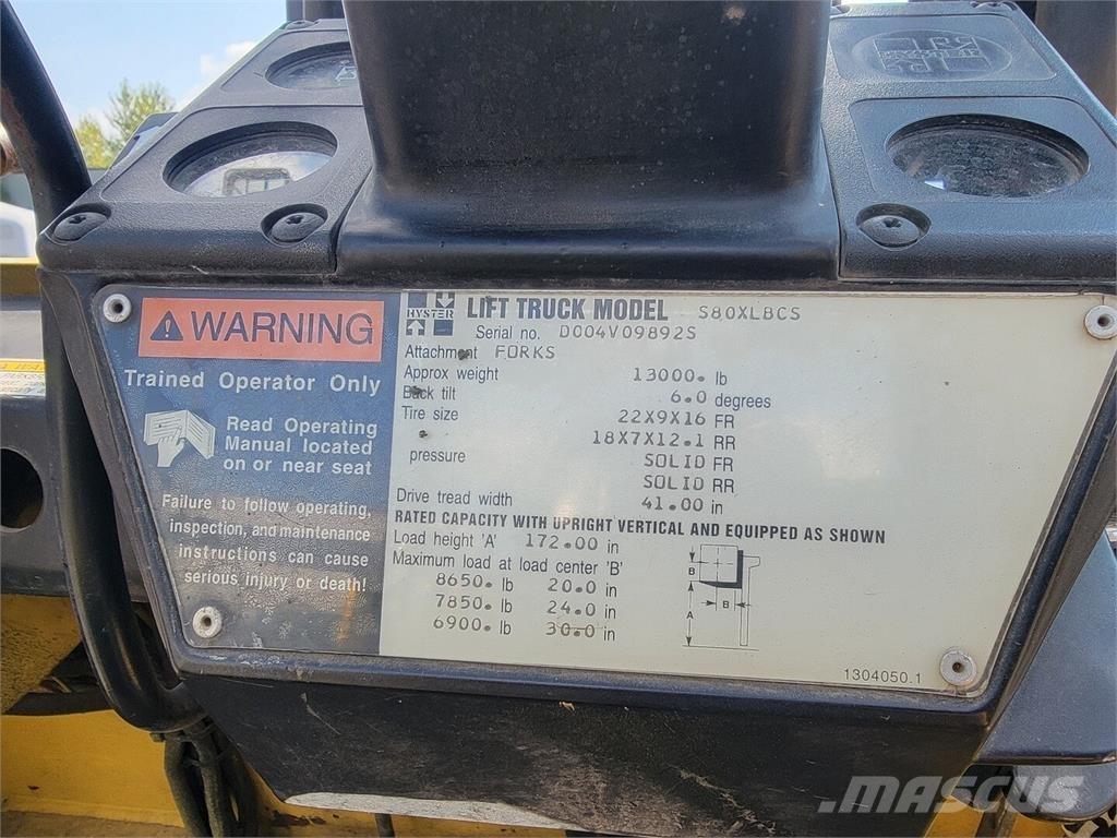 Hyster S80XLBCS Stavebnictví - ostatní