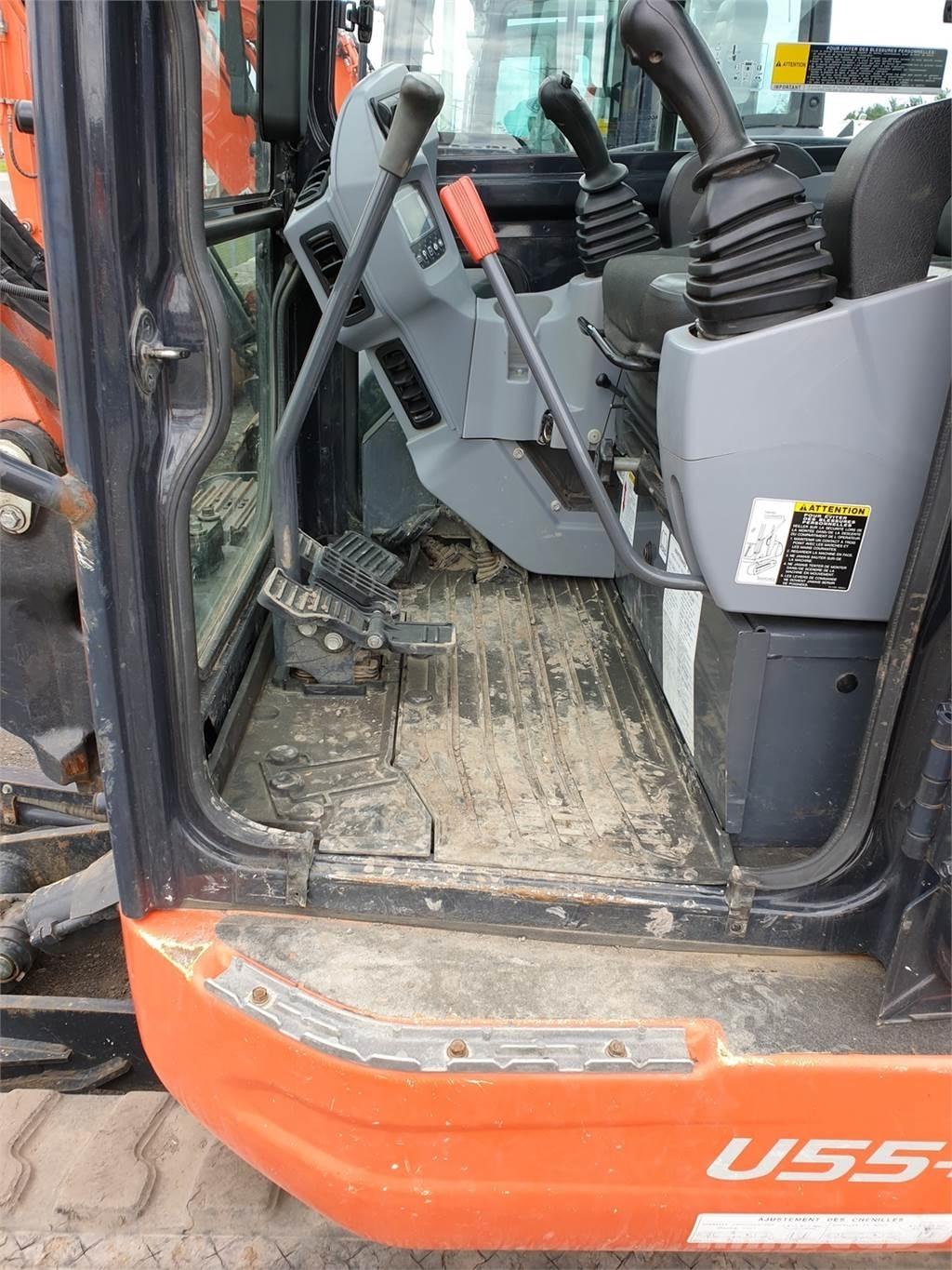 Kubota U55-4 Kolová rýpadla