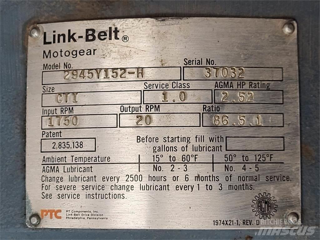 Link-Belt 2945Y152-H Stavebnictví - ostatní
