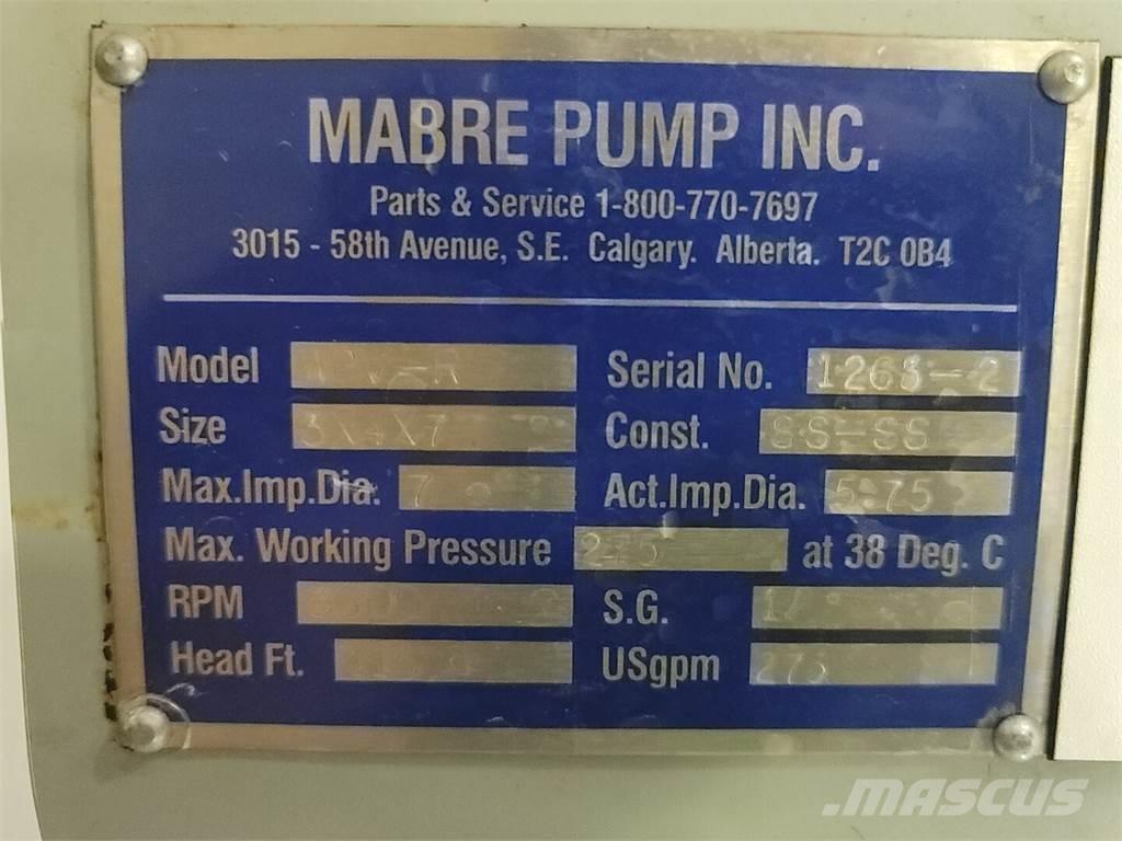  MABRE PUMP WPV-R Vodní čerpadla