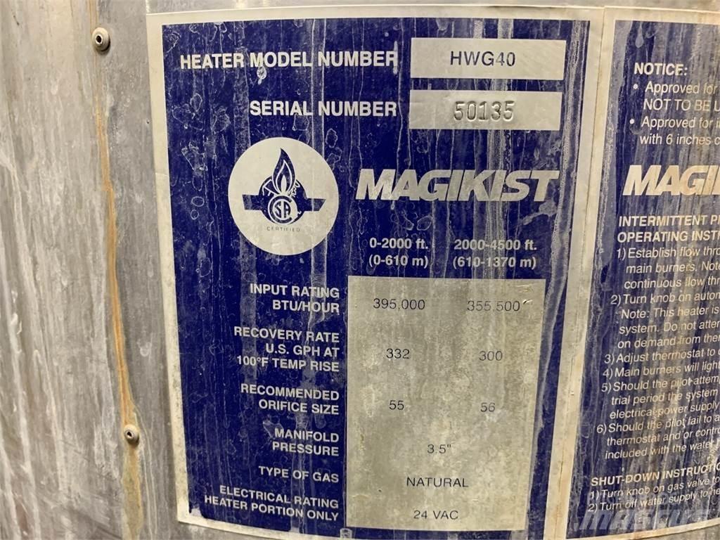  MAGIKIST HWG40 Topení a zařízení pro rozmrazování