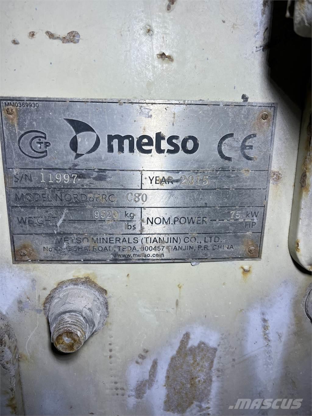 Metso C80 Drtící zařízení