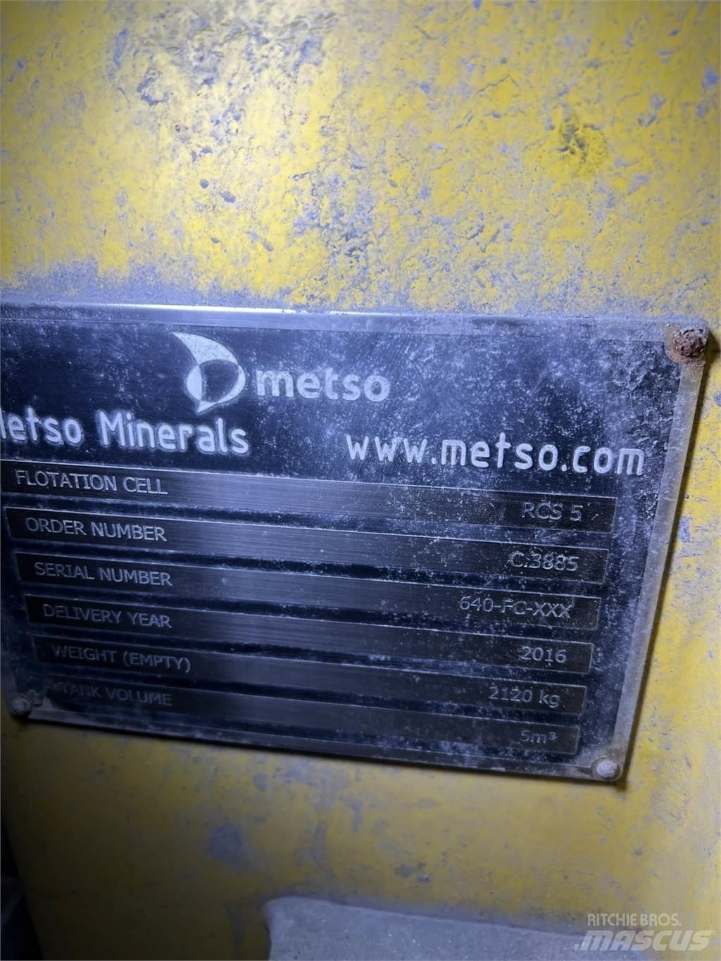 Metso RCS 5 Ostatní podzemní zařízení