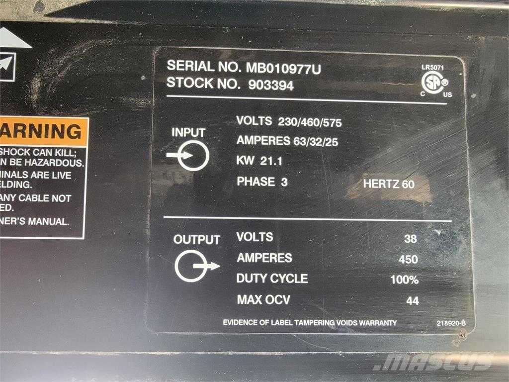 Miller Deltaweld 452 Svářecí stroje