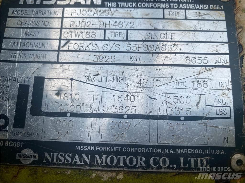 Nissan PJO2A25V Stavebnictví - ostatní