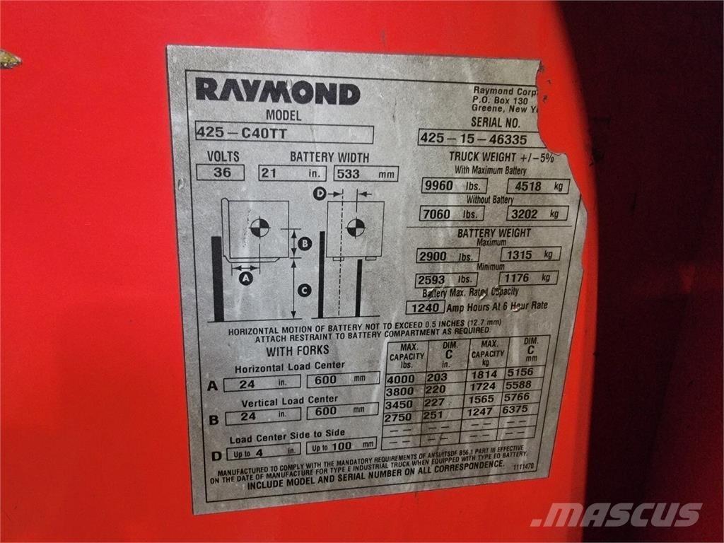 Raymond 425-C40TT Stavebnictví - ostatní