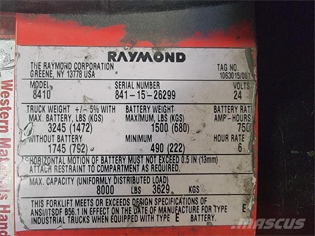 Raymond 8410 Stavebnictví - ostatní