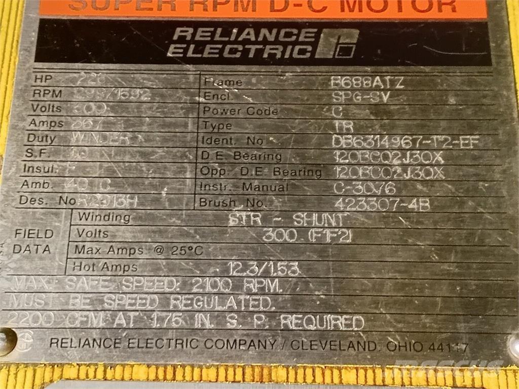  RELIANCE ELECTRIC Průmyslové motory