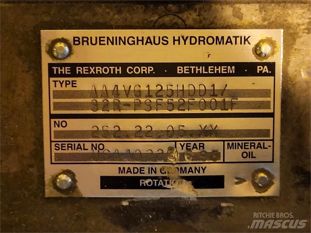 Rexroth A4VG125HDD1 Vodní čerpadla