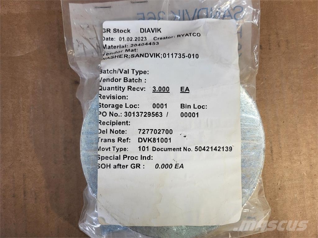 Sandvik 011735-010 Stavebnictví - ostatní