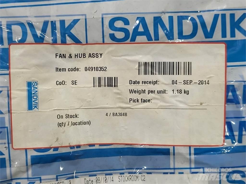 Sandvik 04910352 Ostatní komponenty