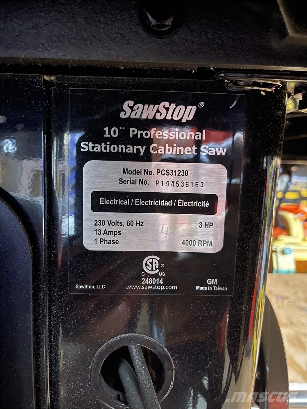  SAWSTOP PCS31230 Stavebnictví - ostatní