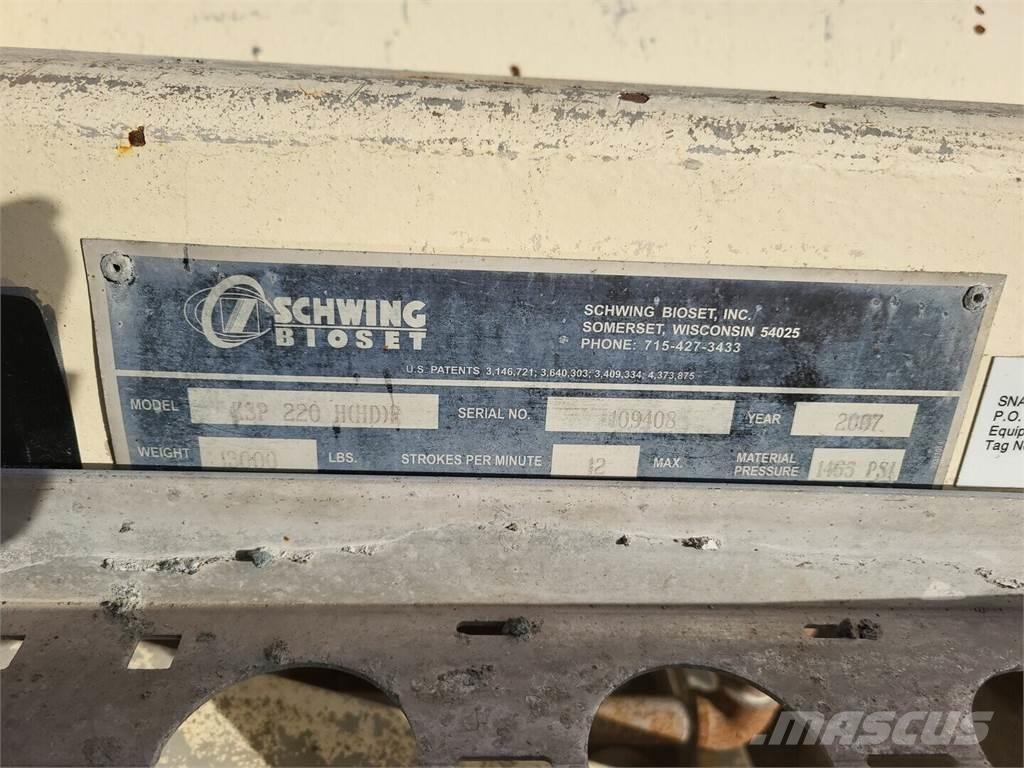 Schwing KSP 220 Vodní čerpadla