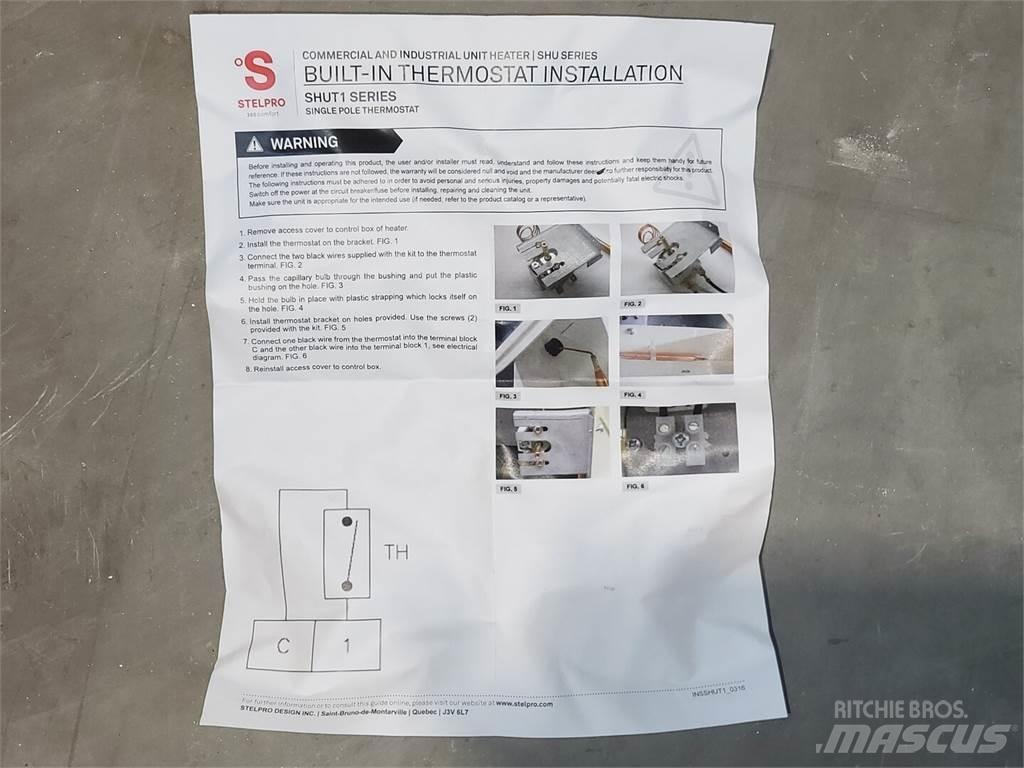  STELPRO SHUT1 Topení a zařízení pro rozmrazování