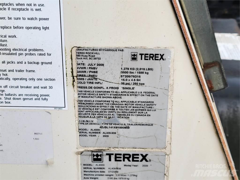 Terex AL4000 Ostatní komponenty