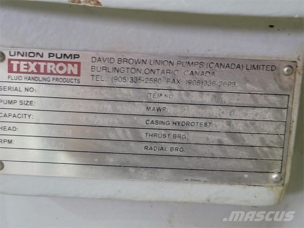 Textron VLK-7 Vodní čerpadla