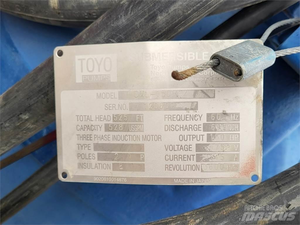 Toyo DXL 150H-2 Vodní čerpadla