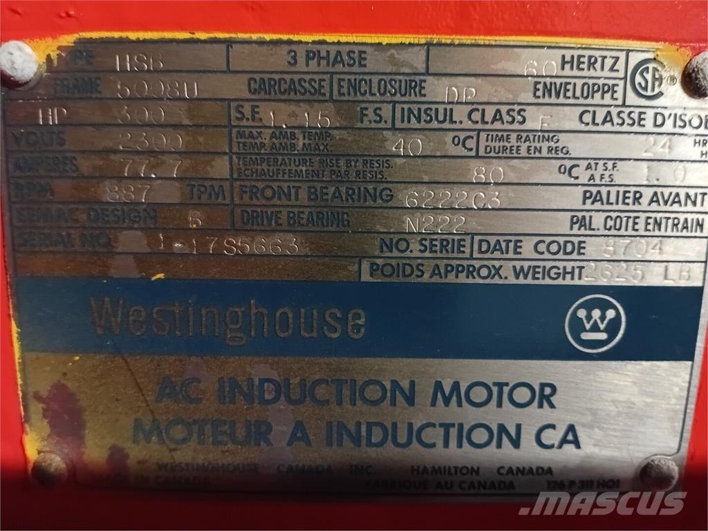 Westinghouse HSB Průmyslové motory