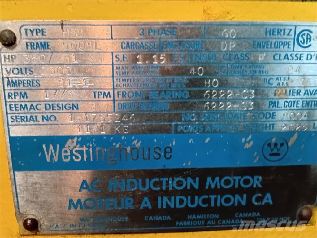 Westinghouse HSB Průmyslové motory