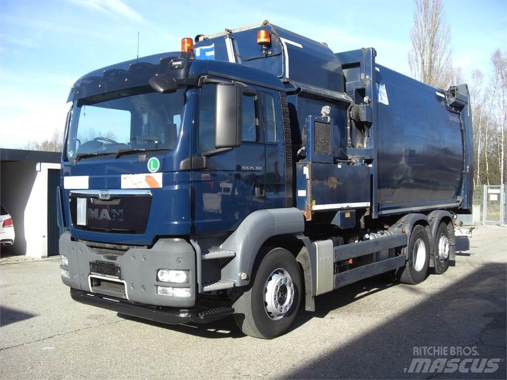 MAN 26360FNLL / RECHTSGEST. Popelářské vozy