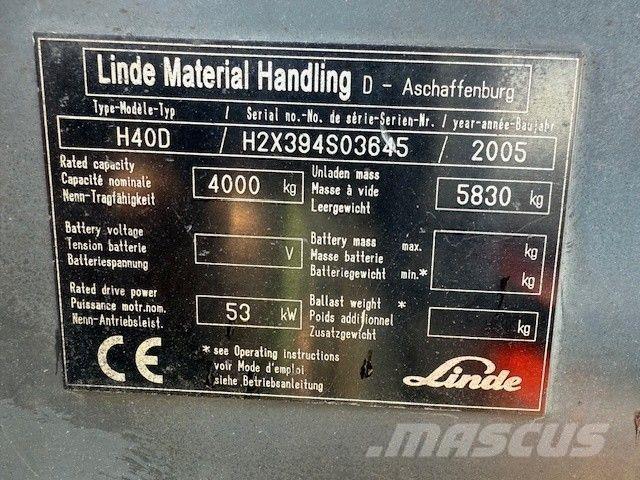 Linde H 40 D Dieselové vozíky