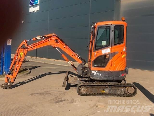 Develon DX27z Pásová rýpadla